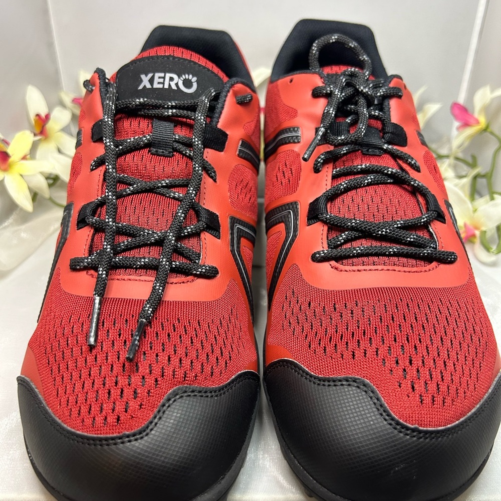 Xero M15 Trail Running Shoes in Red.
